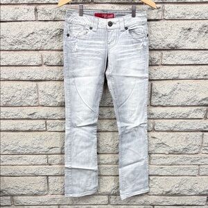 Guess Women's Straight Leg Jeans in Light Gray Wash